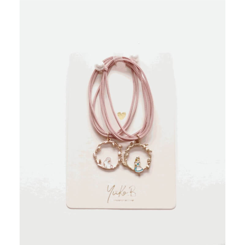 Gumki do włosów, bransoletki - Alicja, 2 szt. / Yuko B.