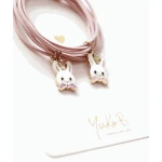 Gumki do włosów, bransoletki - Króliczki, 2 szt. / Yuko B.