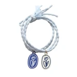 Gumki do włosów, bransoletki - Kwiaty, 2 szt. / Yuko B.