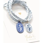 Gumki do włosów, bransoletki - Kwiaty, 2 szt. / Yuko B.