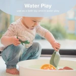 Zestaw łopatek do zabaw sensorycznych - coral, yellow / Inspire My Play