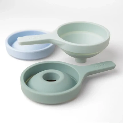 Zestaw składanych lejków do zabaw sensorycznych - green, blue / Inspire My Play