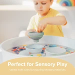 Zestaw składanych lejków do zabaw sensorycznych - green, blue/ Inspire My Play