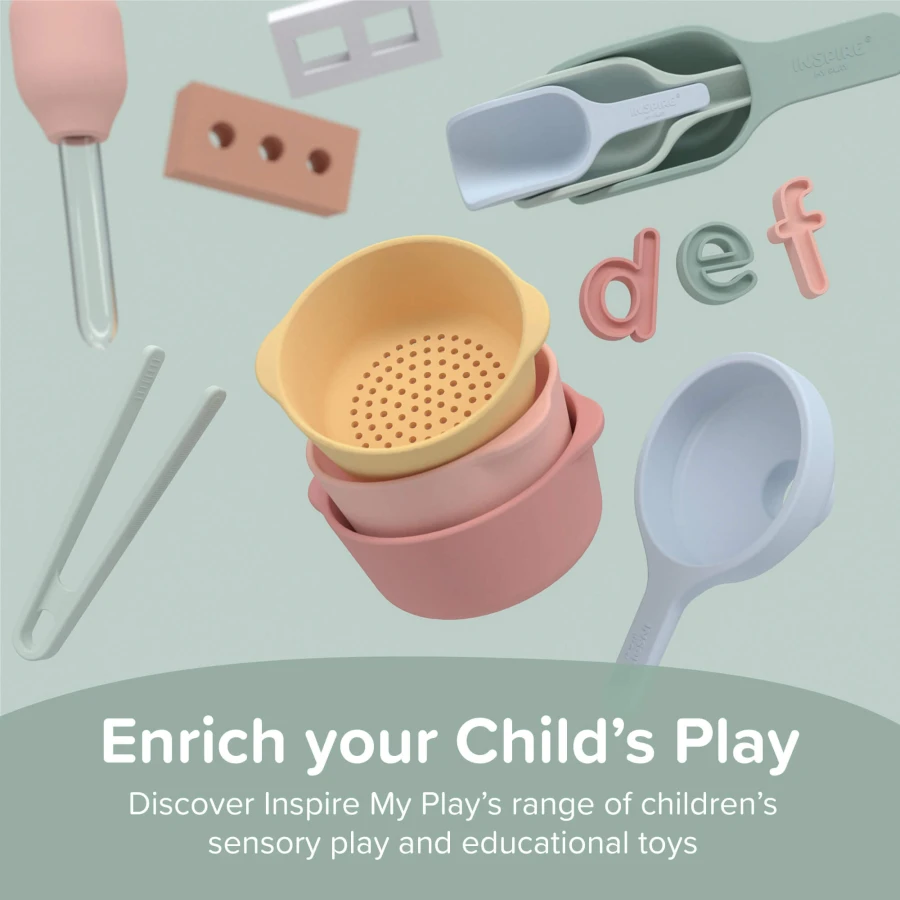 Zestaw narzędzi do zabaw sensorycznych - blue / Inspire My Play