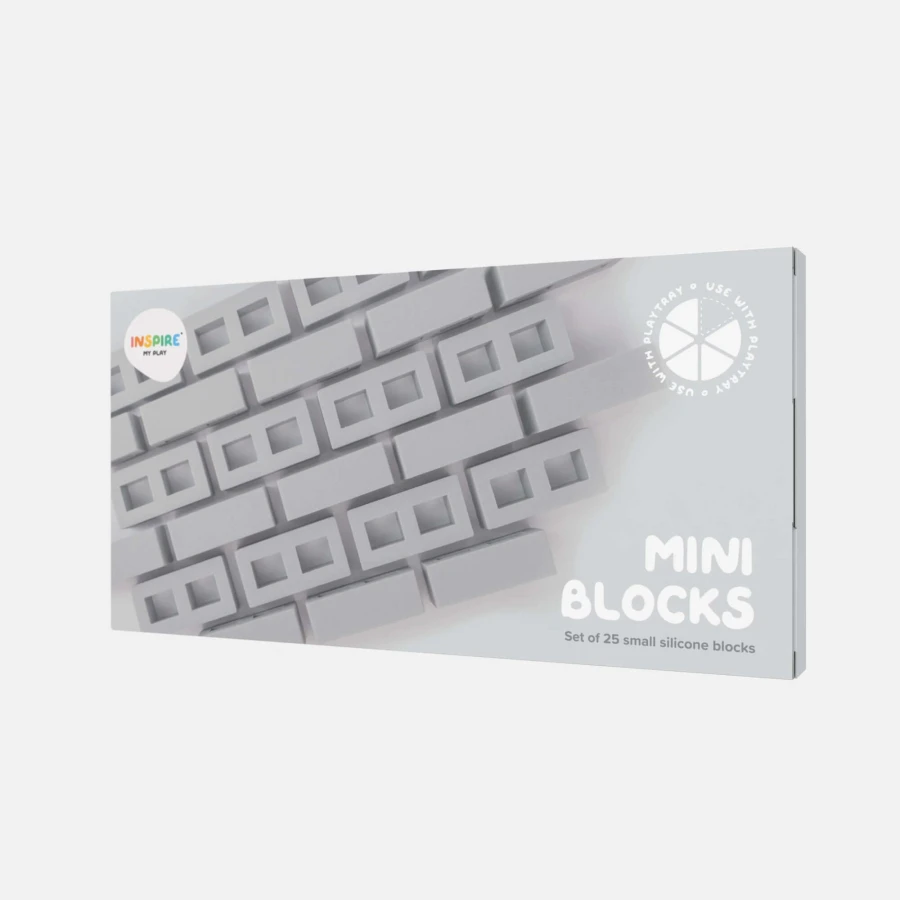 Klocki silikonowe do zabaw sensorycznych mini - pustaki / Inspire My Play