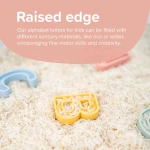 Silikonowy zestaw liter alfabetu / Inspire My Play