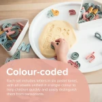 Silikonowy zestaw liter alfabetu / Inspire My Play