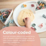 Silikonowy zestaw liter alfabetu / Inspire My Play