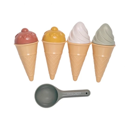  Zestaw plażowy lody 9 elementów / Little Dutch