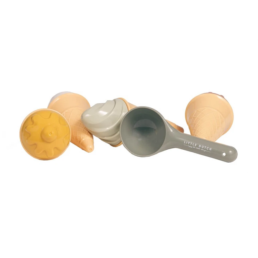  Zestaw plażowy lody 9 elementów / Little Dutch