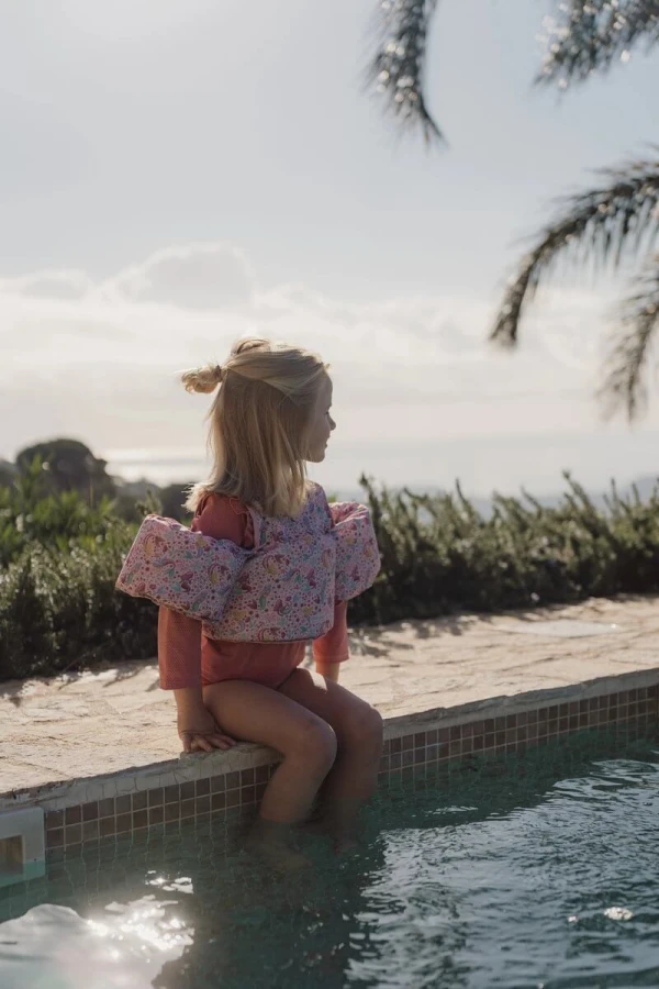 Kamizelka do nauki pływania z rękawkami Dreamy Mermaid / Little Dutch