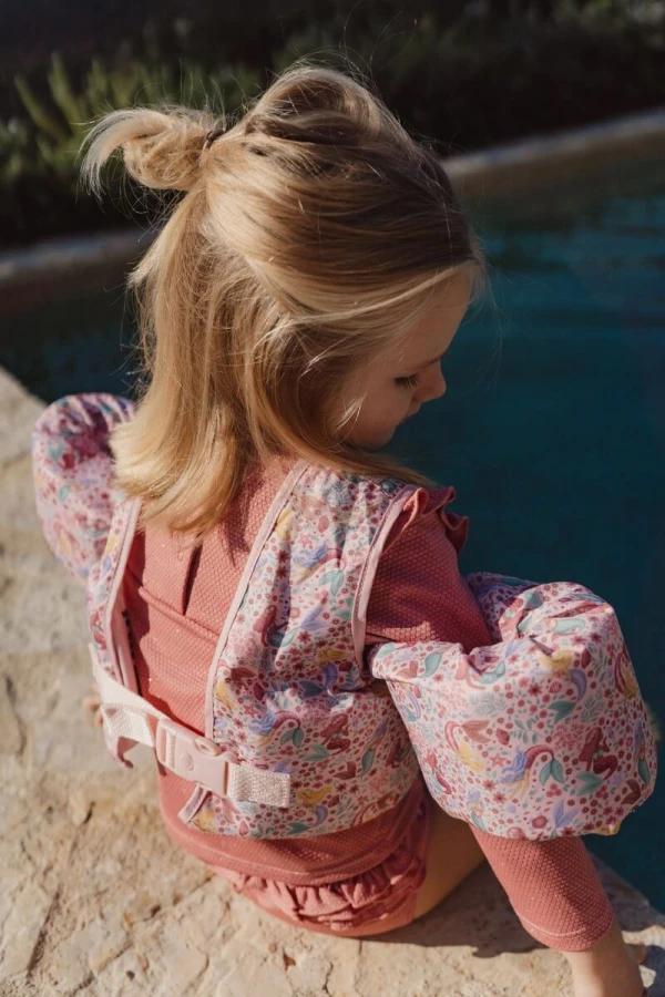 Kamizelka do nauki pływania z rękawkami Dreamy Mermaid / Little Dutch