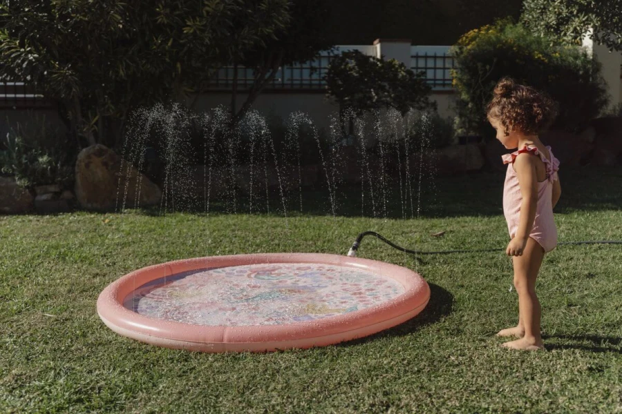 Mata wodna Dreamy Mermaid 150cm / Little Dutch