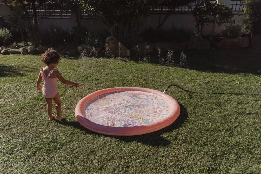 Mata wodna Dreamy Mermaid 150cm / Little Dutch