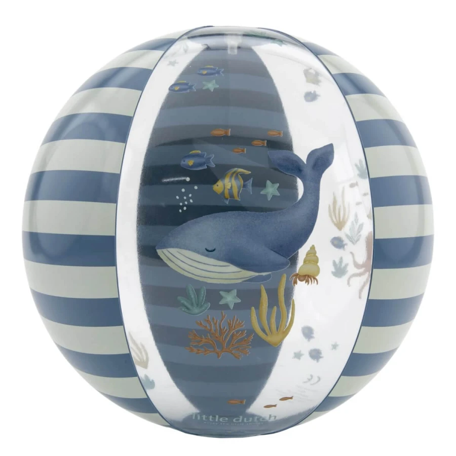 Piłka plażowa Ocean World 35cm / Little Dutch