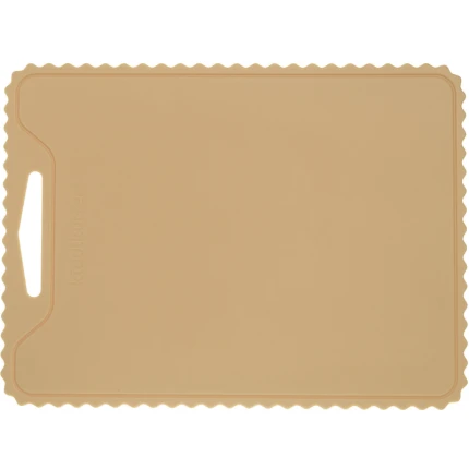 Antypoślizgowa deska do krojenia dla dzieci, silikonowa, CREAM / KiddiKutter