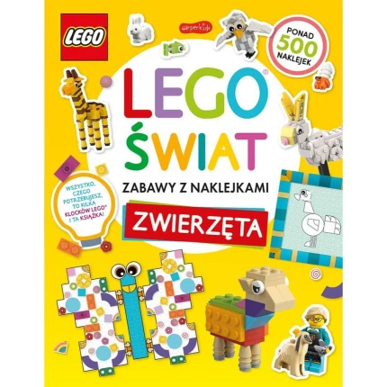LEGO® świat. Zabawy z naklejkami. Zwierzęta / HarperCollins