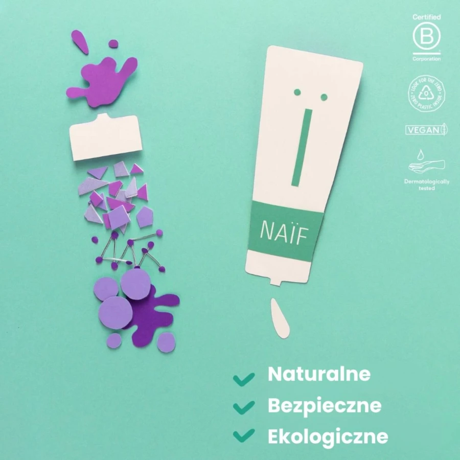 Delikatny szampon do włosów dla dzieci i niemowląt od 1 dnia życia, 200 ml / Naïf 