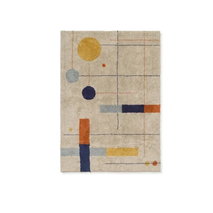 Dywan bawełniany - Geometrical Shapes, 120 x 160 cm / Lorena Canals