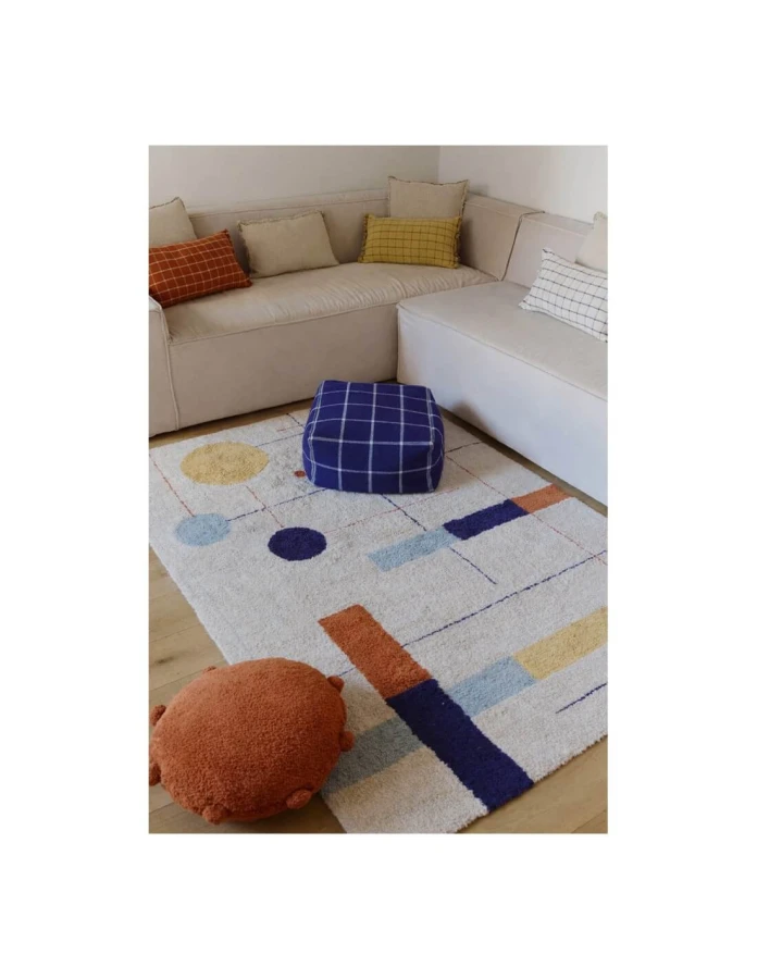 Dywan bawełniany - Geometrical Shapes, 120 x 160 cm / Lorena Canals