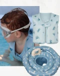 Koło do pływania Baby Blue Craby z siedziskiem / Vanilla Copenhagen
