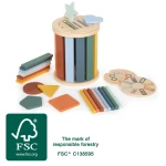 Edukacyjna gra Montessori sortowanie i dopasowywanie z bębnem / Small Foot