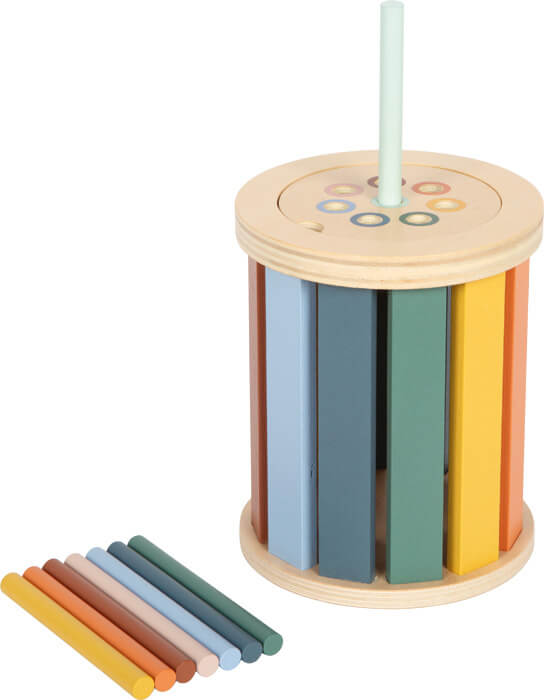 Edukacyjna gra Montessori sortowanie i dopasowywanie z bębnem / Small Foot