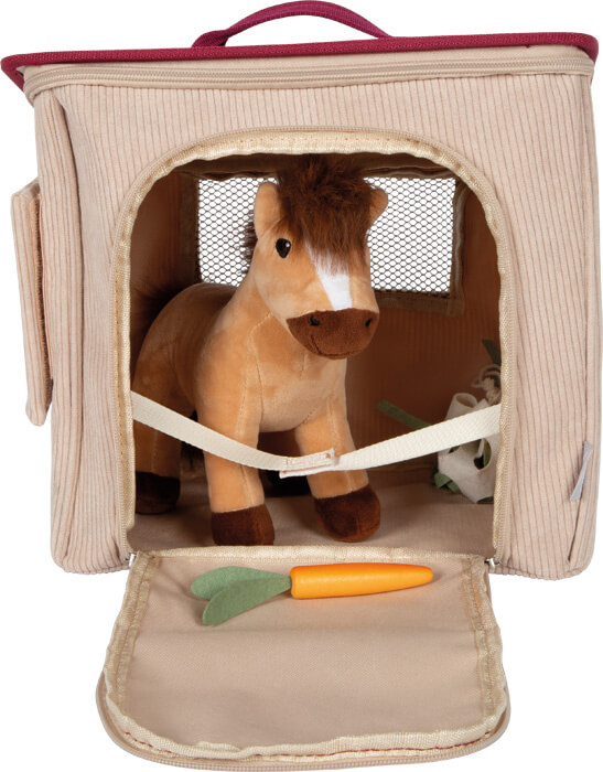 Maskotka Koń w zestawie ze stajnią i akcesoriami / Small Foot