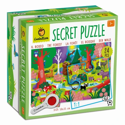 SECRET PUZZLE - puzzle z tajemnicą - LAS / Ludattica