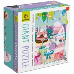 GIGANT PUZZLE - puzzle podłogowe - URODZINY - HAPPY BIRTHDAY! / Ludattica