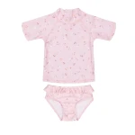 Koszulka + kąpielówki Little Pink Flowers 86-92 / Little Dutch