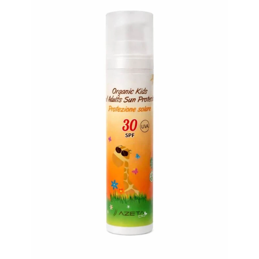 Krem przeciwsłoneczny organiczny z filtrami mineralnymi i SPF 30 dla dorosłych i dzieci od 0m+, 100 ml / Azeta Bio