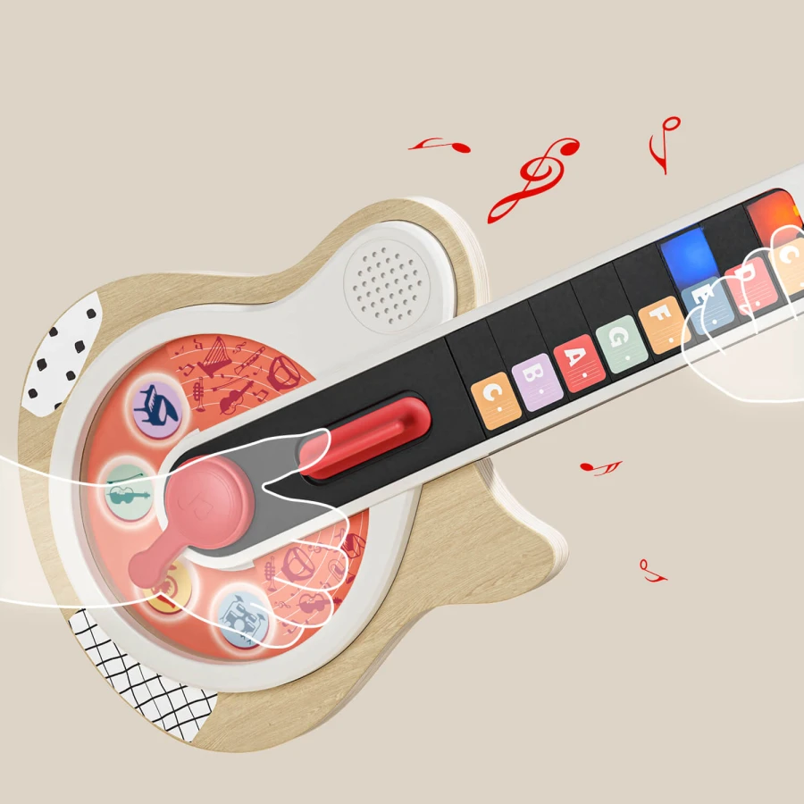 Gitara interaktywna dla dzieci, 18m+ / TOPBRIGHT