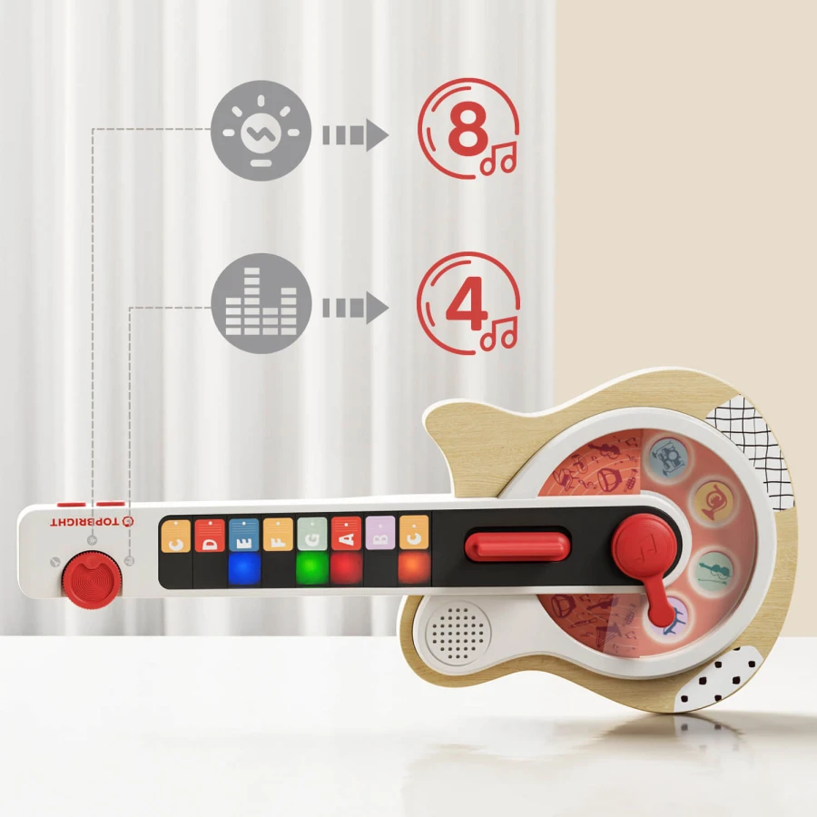 Gitara interaktywna dla dzieci, 18m+ / TOPBRIGHT