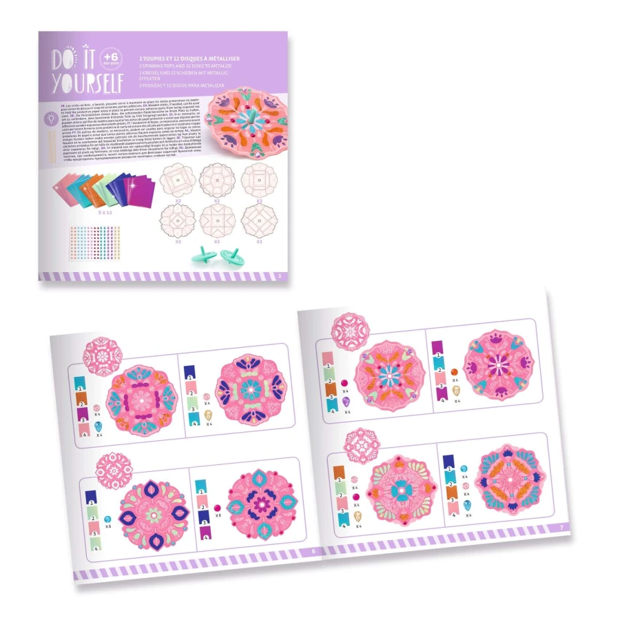 Zrób to sam - bączki FLOWER POWER / Djeco