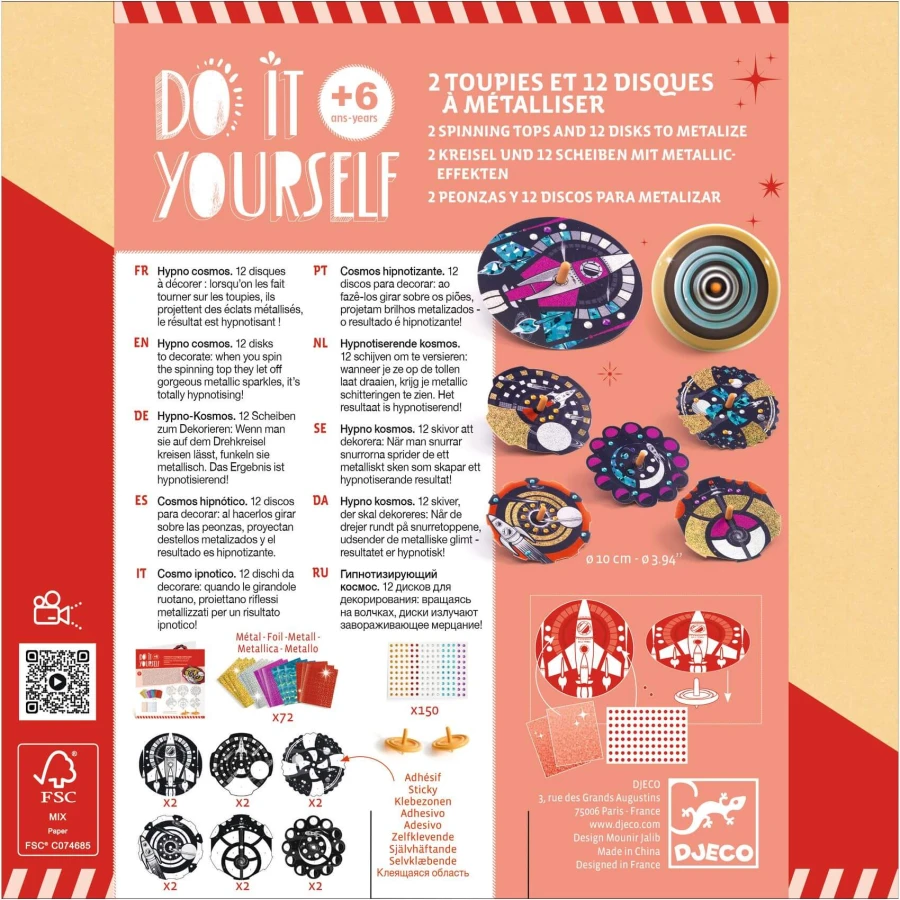 Zrób to sam - bączki HYPNO COSMOS / Djeco