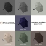 Parasol uniwersalny TB UV 50+ Truffle Brown / Titanium Baby