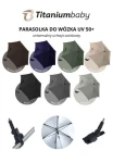 Parasol uniwersalny TB UV 50+ Truffle Brown / Titanium Baby