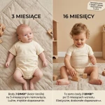 Body rosnące Bamboo 4Season 0-36m hazelnut / Zaffiro