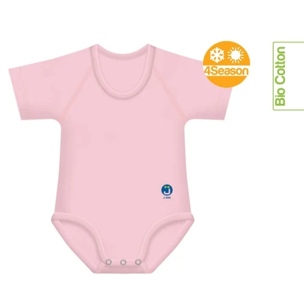 Body rosnące Bio Cotton 4Season 0-36m baby pink / J BIMBI