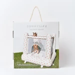 Dmuchany domek do skakania - Poppy the Peach, kremowy / Sunny Life