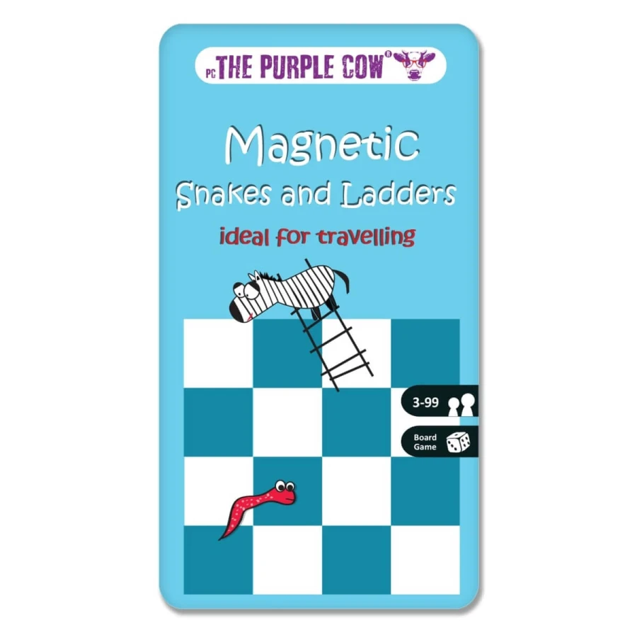 Podróżna gra magnetyczna - Węże i drabiny / The Purple Cow