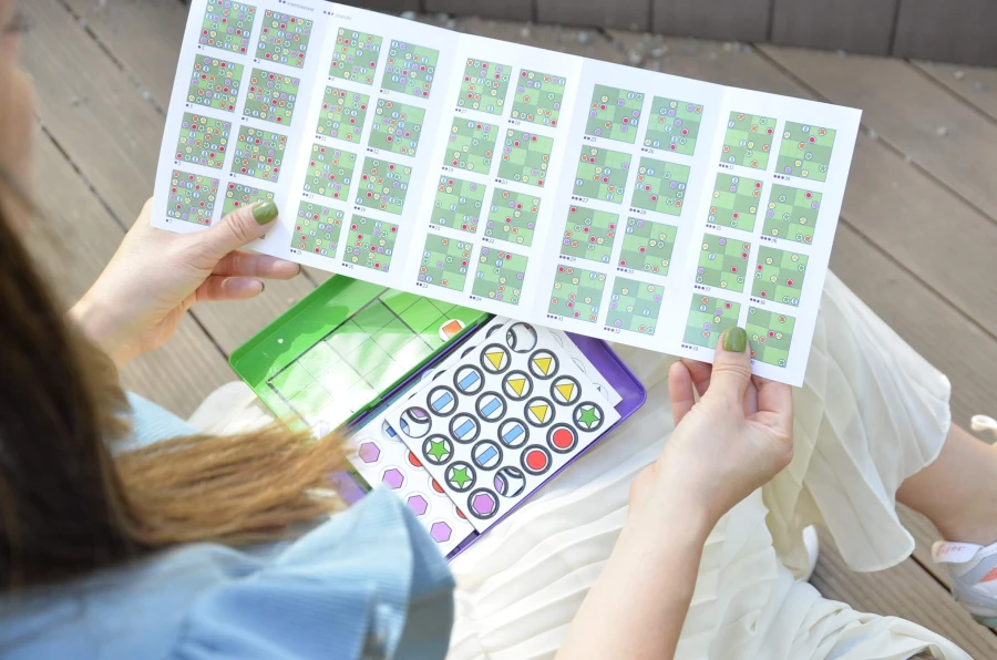 Podróżna gra magnetyczna - Sudoku Kształty / The Purple Cow