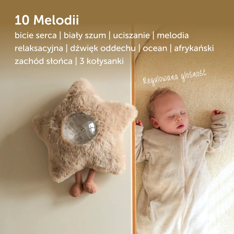 Projektor zorzy polarnej Gaia Beige / Zazu