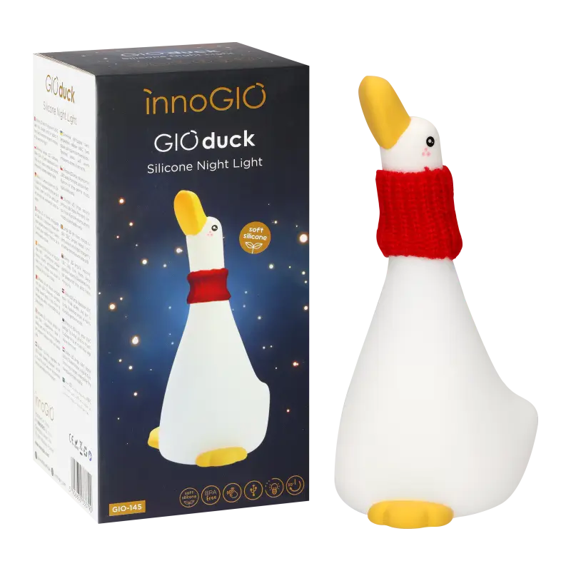 Silikonowa Lampka nocna GIOduck GIO-145 / innoGIO