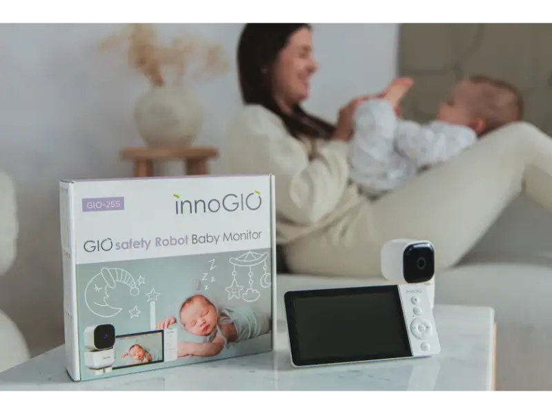 Elektroniczna niania GIOsafety Robot - kamera monitorująca ze zdalnym monitorem GIO-255 / InnoGIO