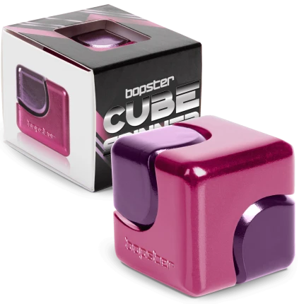 Fidget Cube Spinner - Różowy, Fioletowy / Bopster