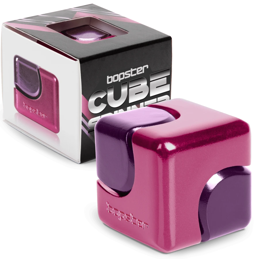 Fidget Cube Spinner - Różowy, Fioletowy / Bopster