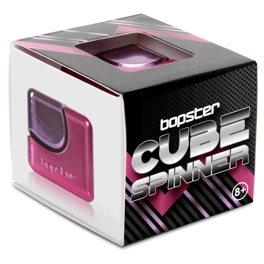 Fidget Cube Spinner - Różowy, Fioletowy / Bopster