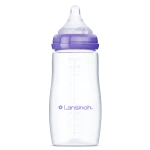 Butelka do karmienia 330 ml ze smoczkiem Natural Wave™ o szybkim przepływie / Lansinoh